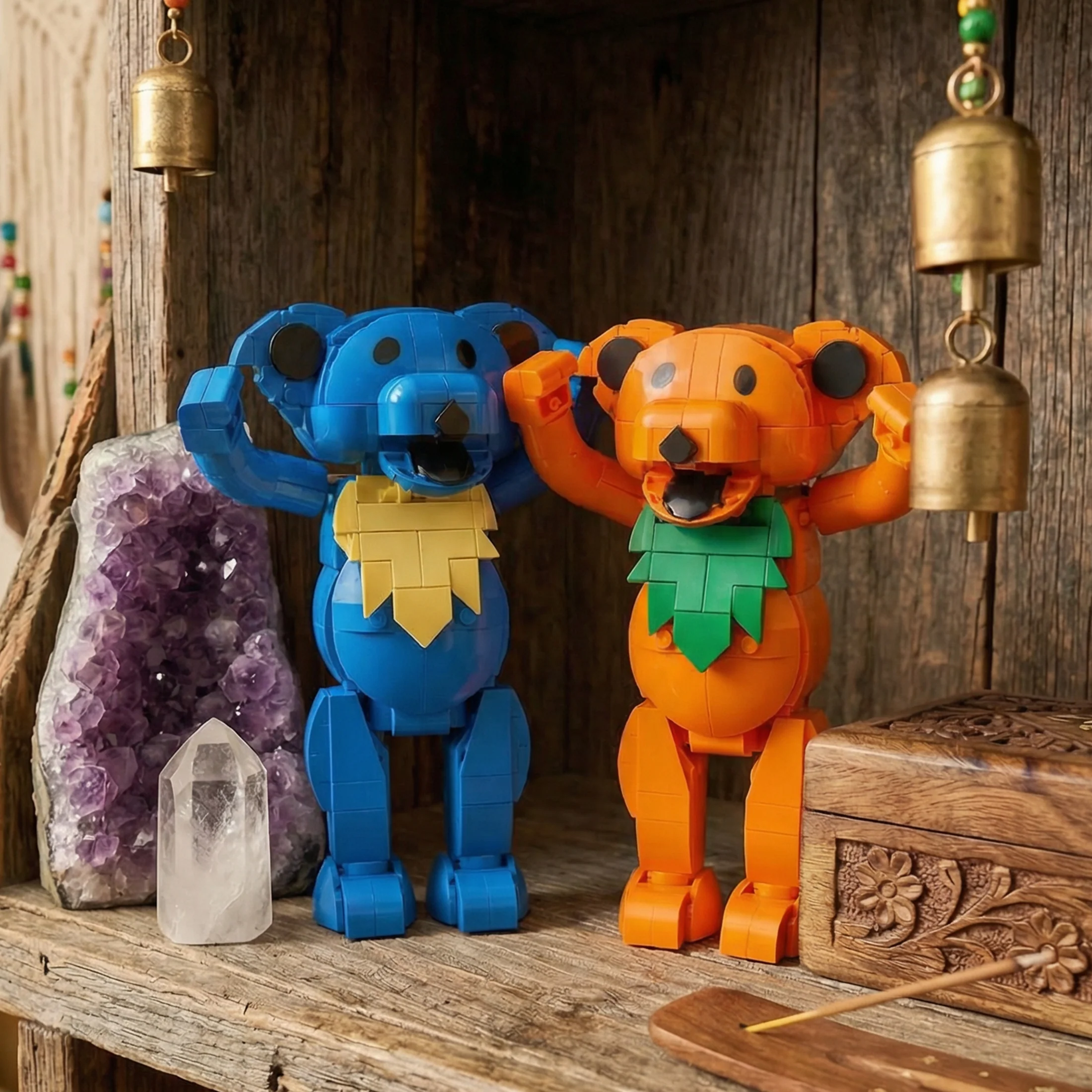 Ashbury Orange Dancing Bear - Image 6