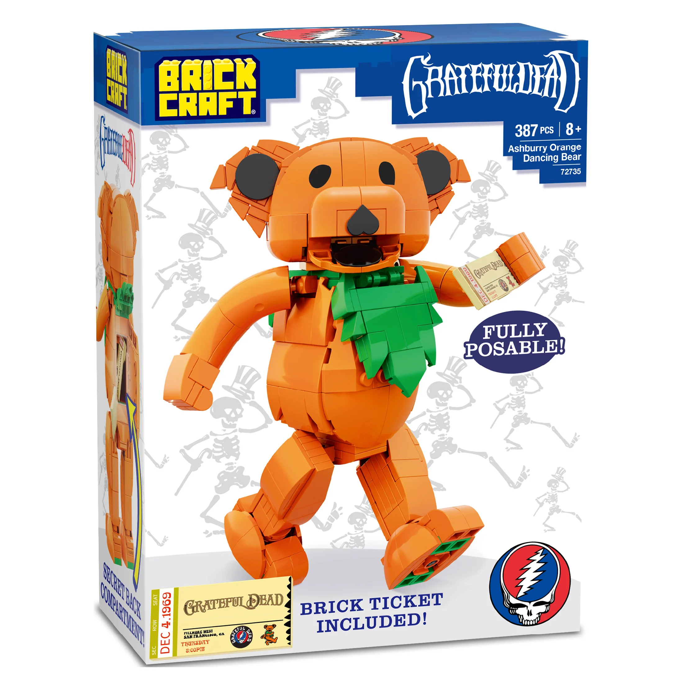 Ashbury Orange Dancing Bear - Image 9