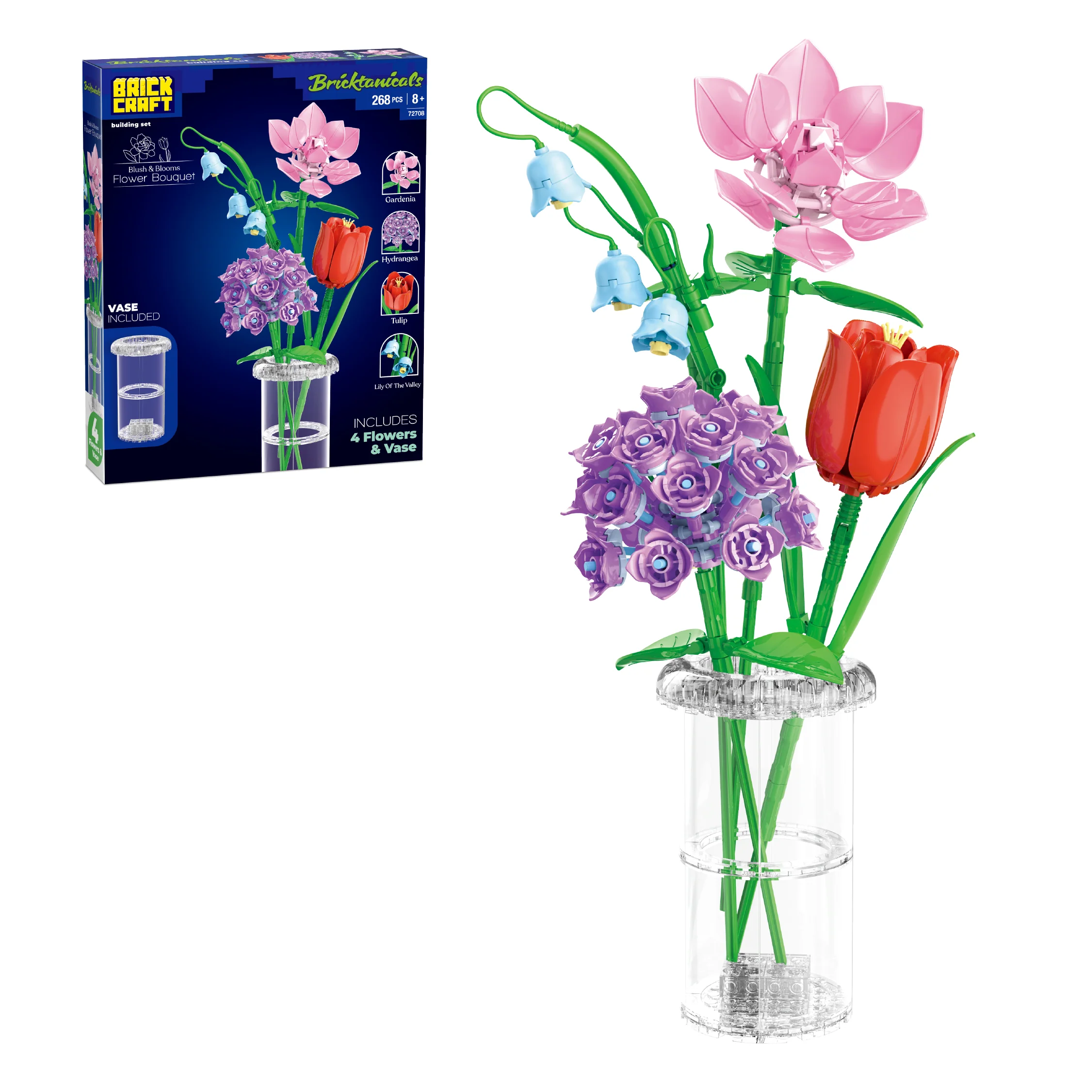 Blush & Blossoms Flower Bouquet - Image 2