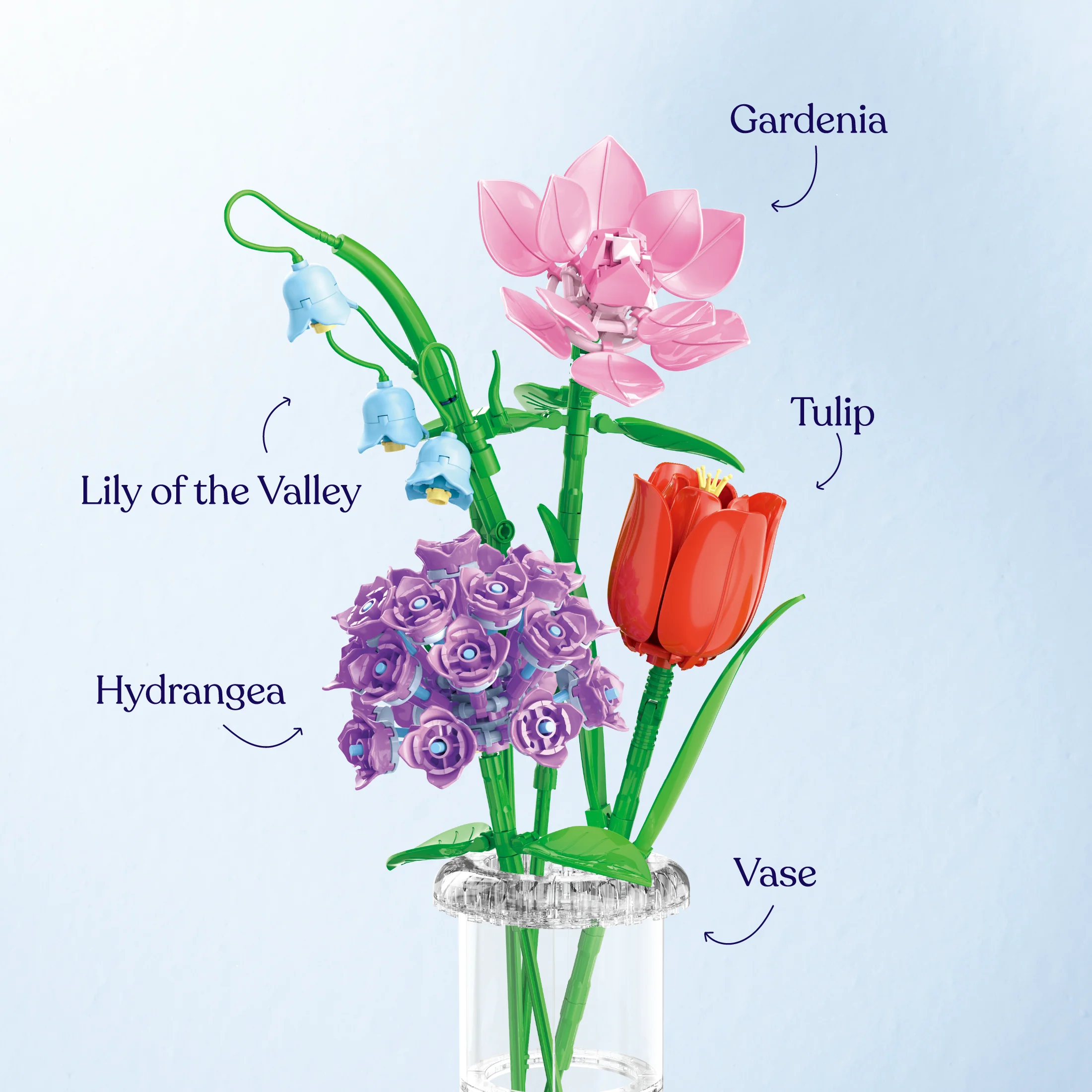 Blush & Blossoms Flower Bouquet - Image 5