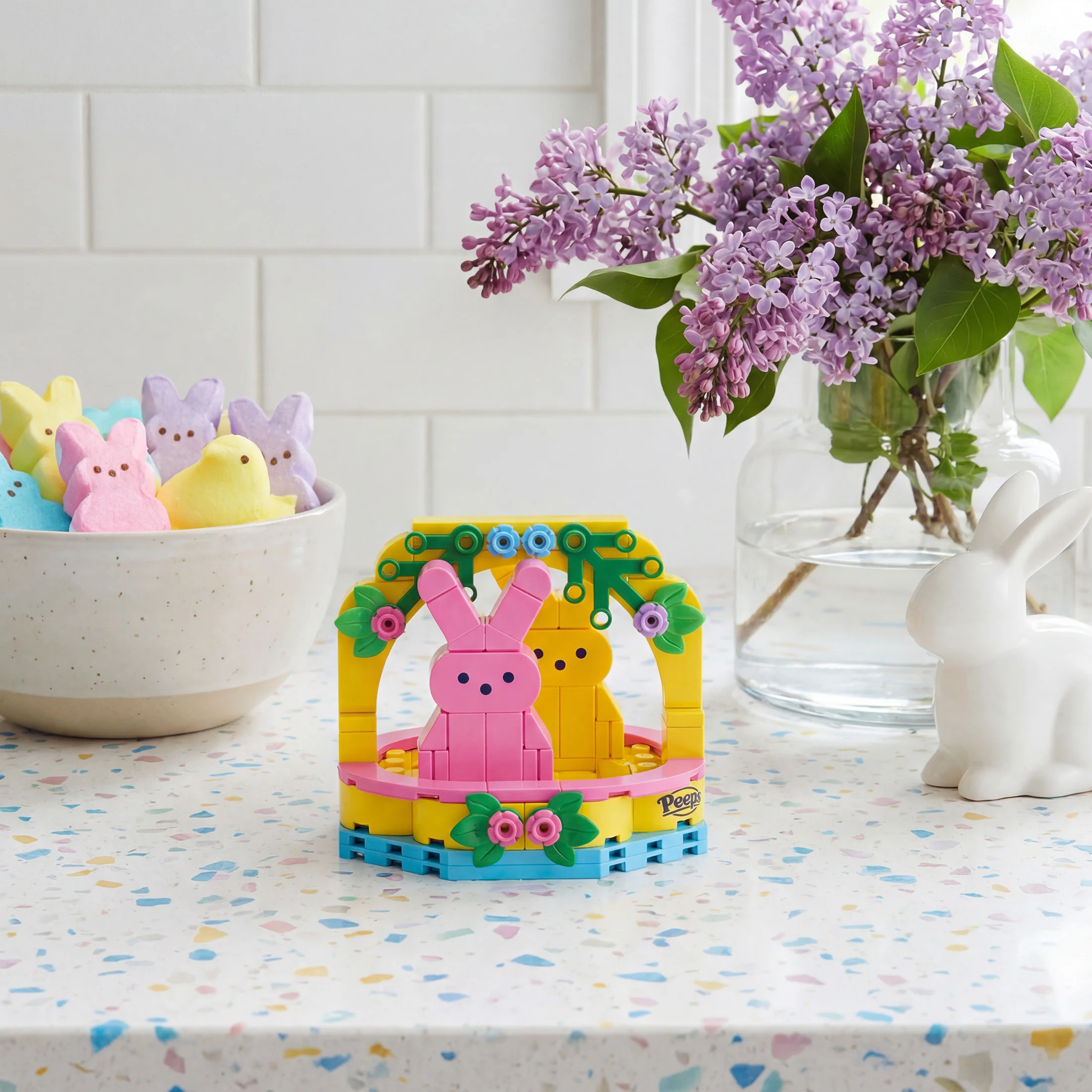 Peeps Easter Basket (Pink & Yellow) - Image 3