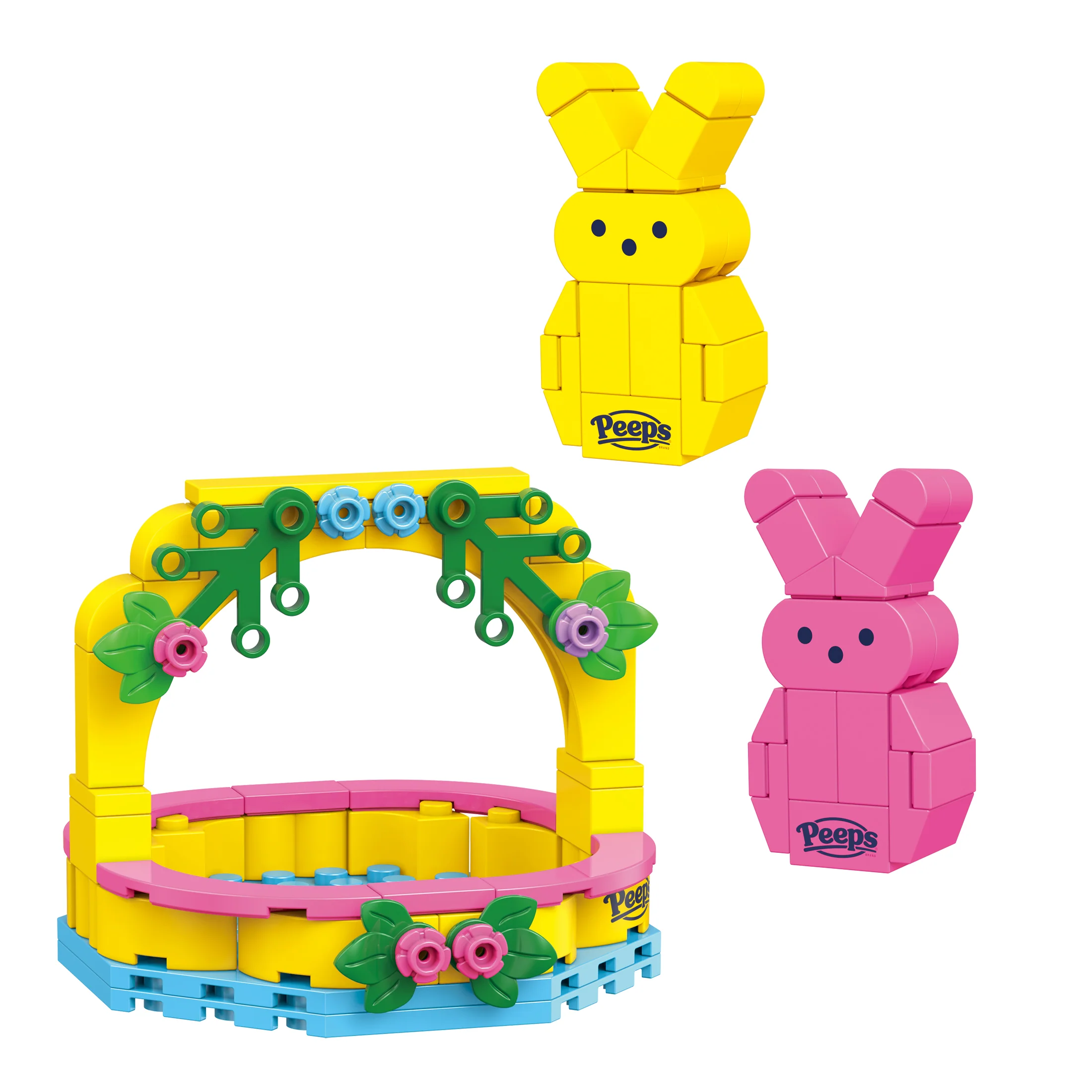 Peeps Easter Basket (Pink & Yellow) - Image 5