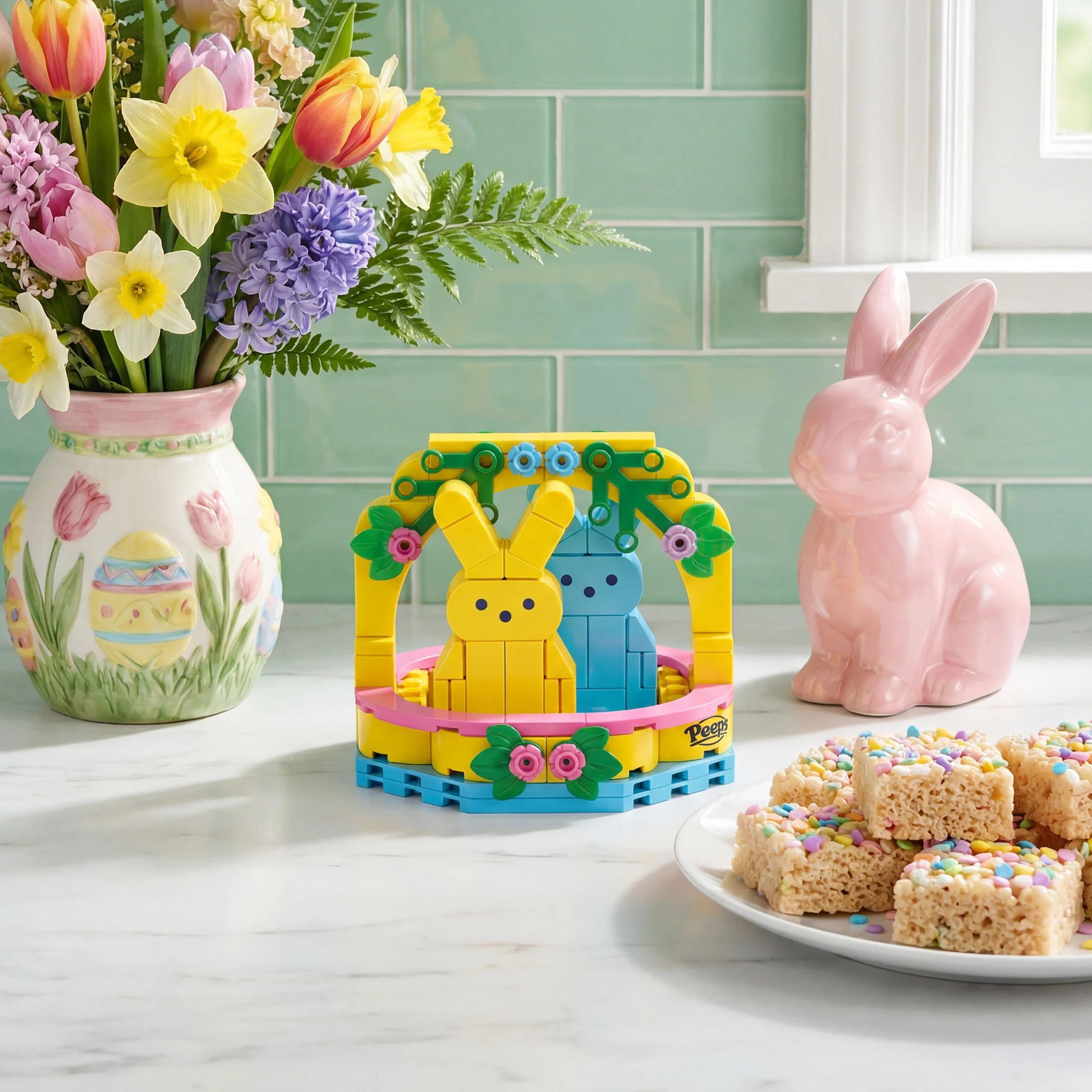 Peeps Easter Basket (Yellow & Blue) - Image 3