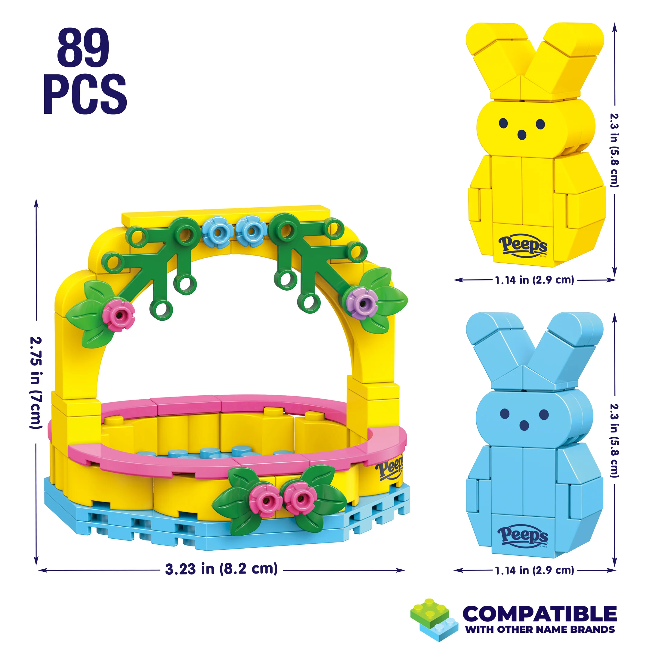 Peeps Easter Basket (Yellow & Blue) - Image 4
