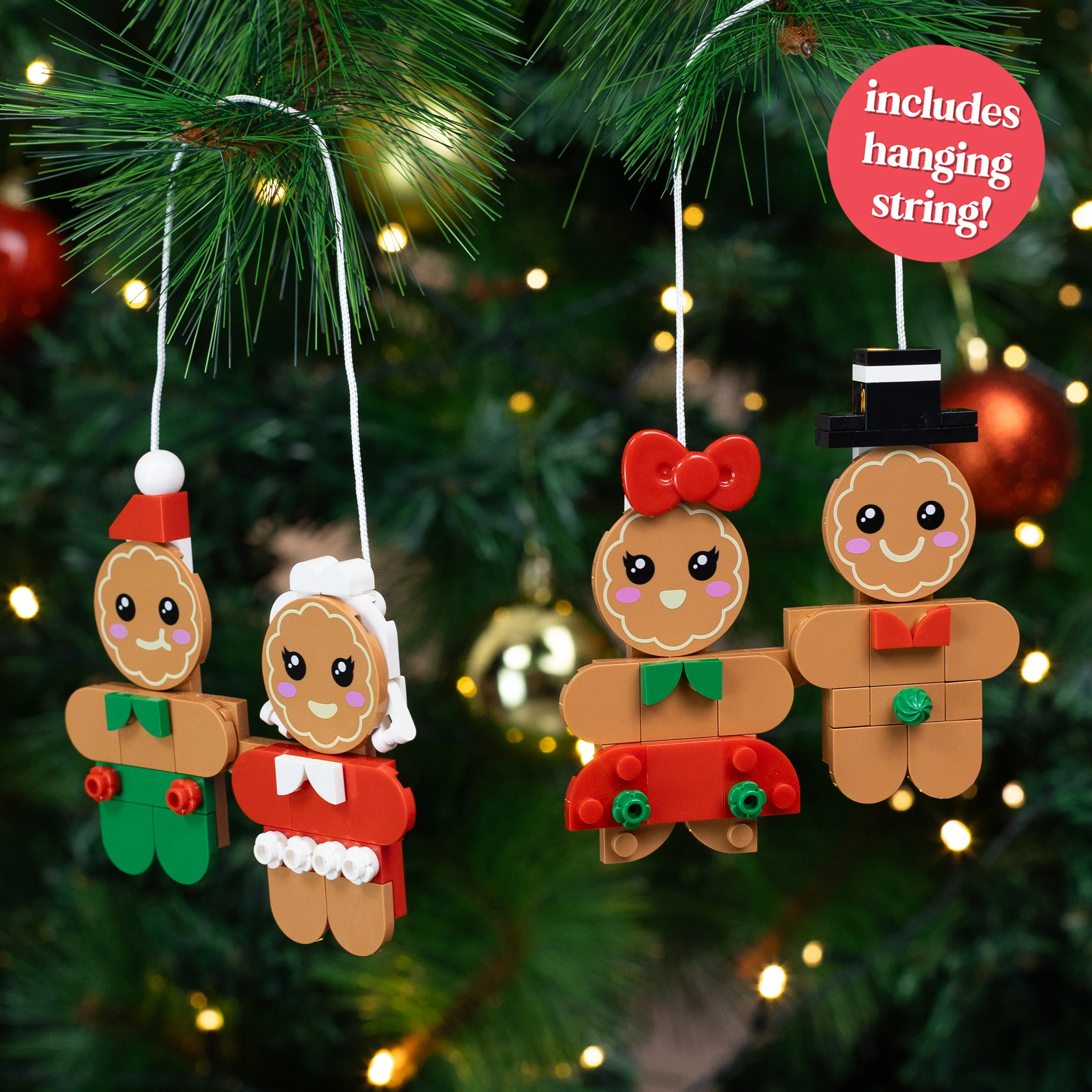 Gingerbread Family Ornaments - Image 3