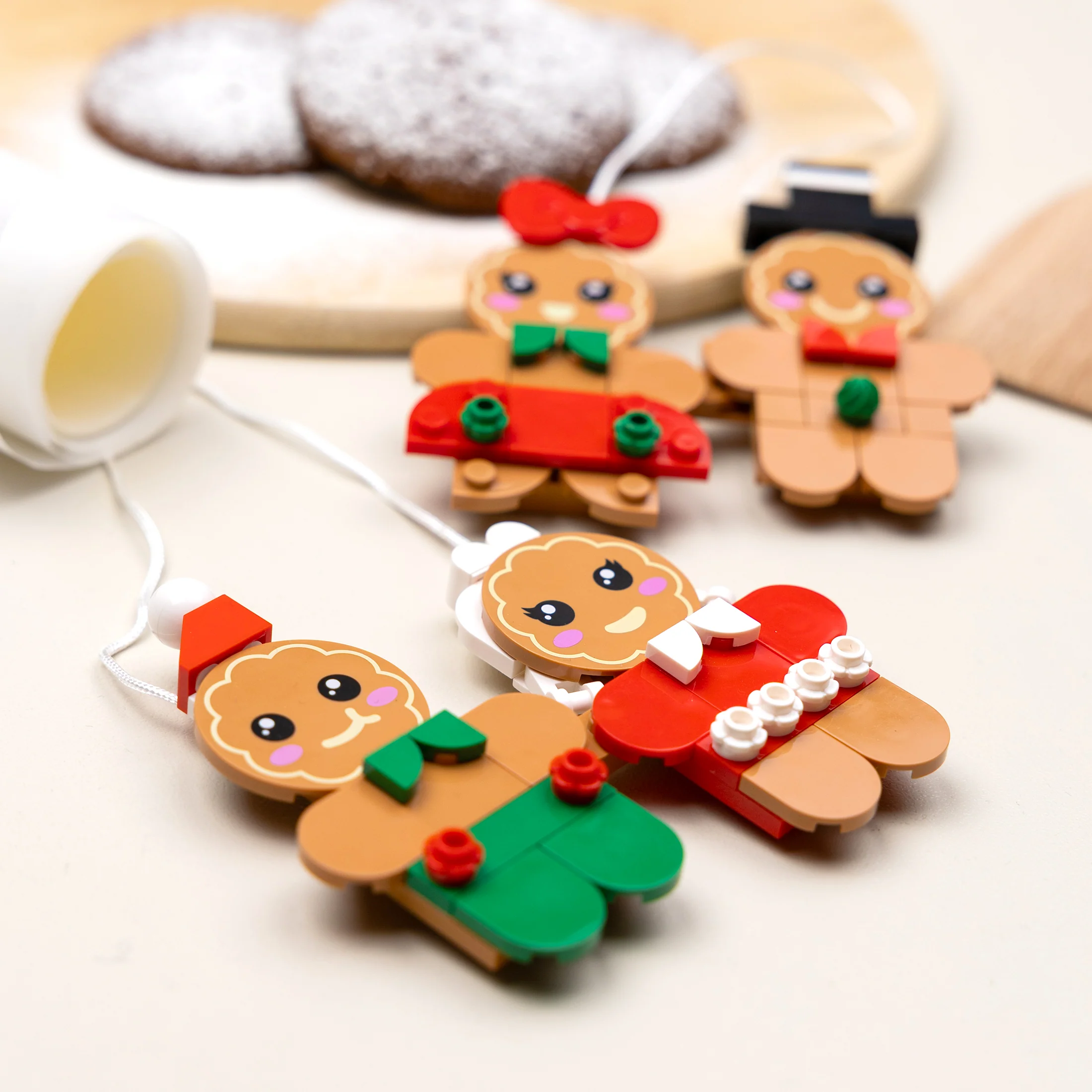 Gingerbread Family Ornaments - Image 6