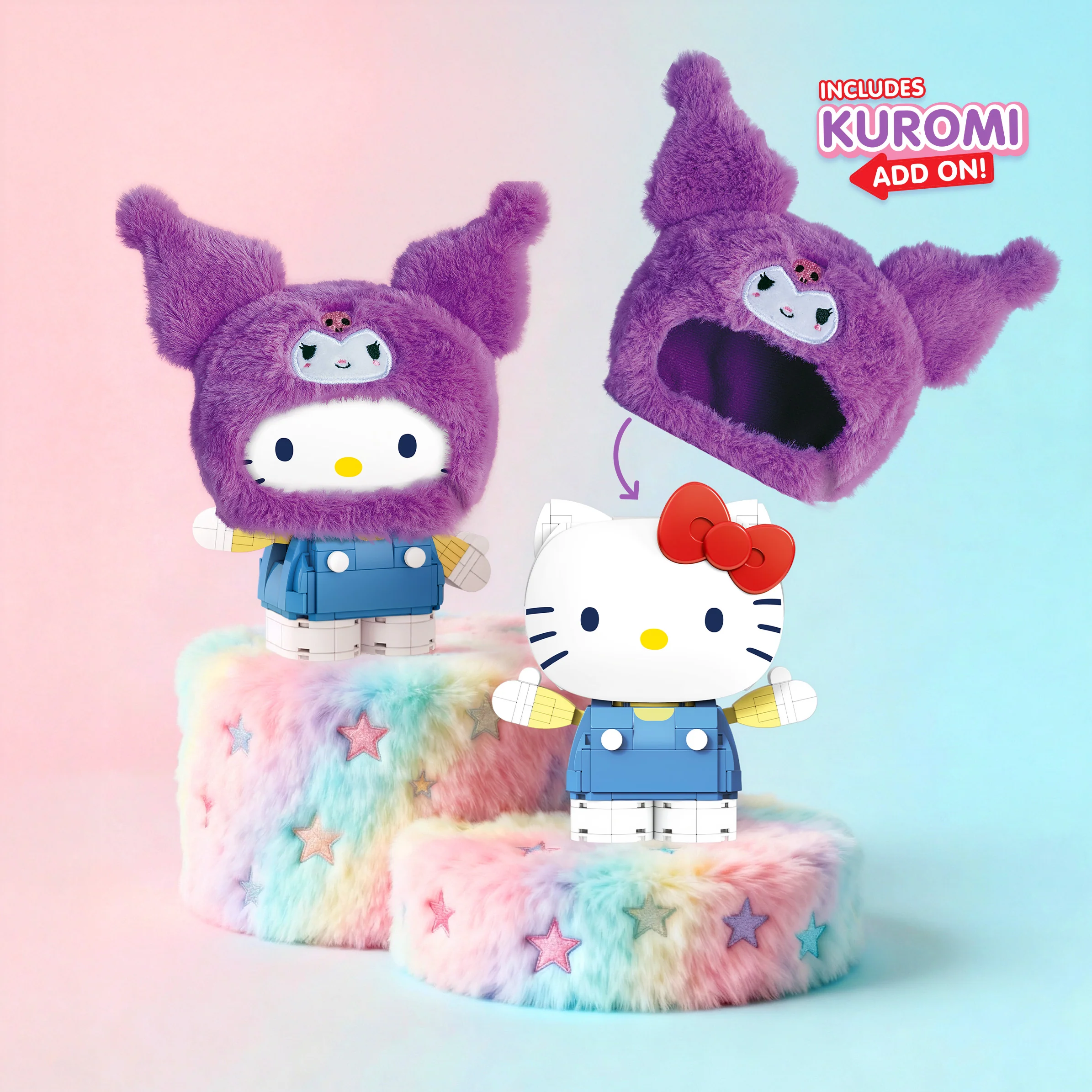 Hello Kitty & Kuromi Fluffy Fit - Image 5
