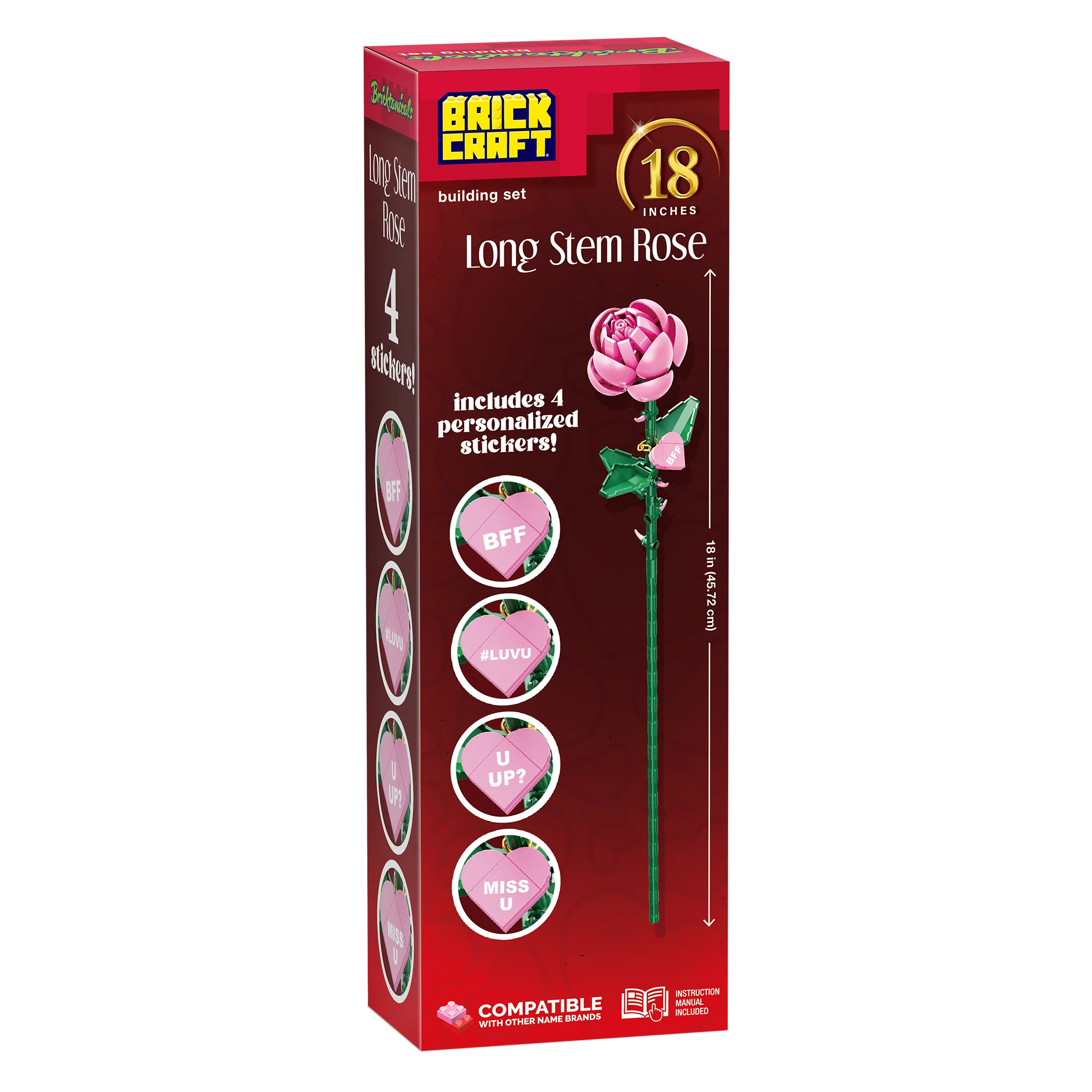 Pink Long Stem Rose - Image 10