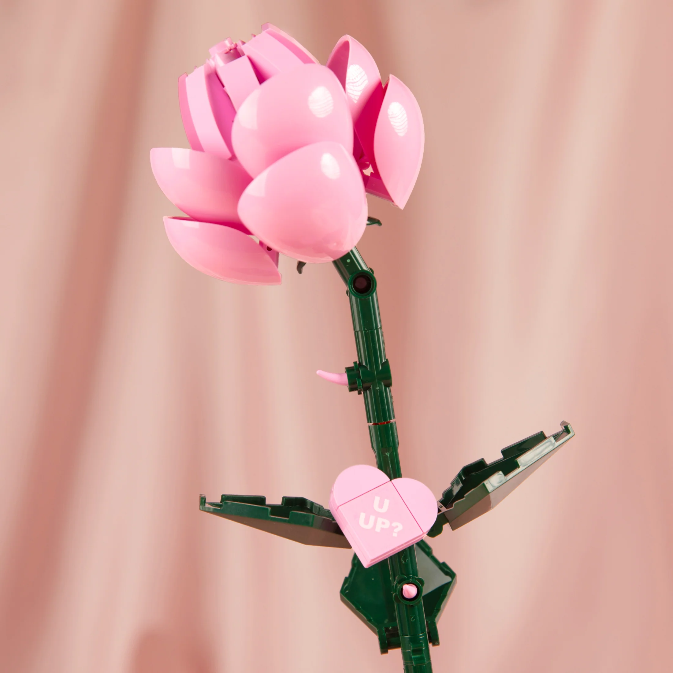 Pink Long Stem Rose - Image 3