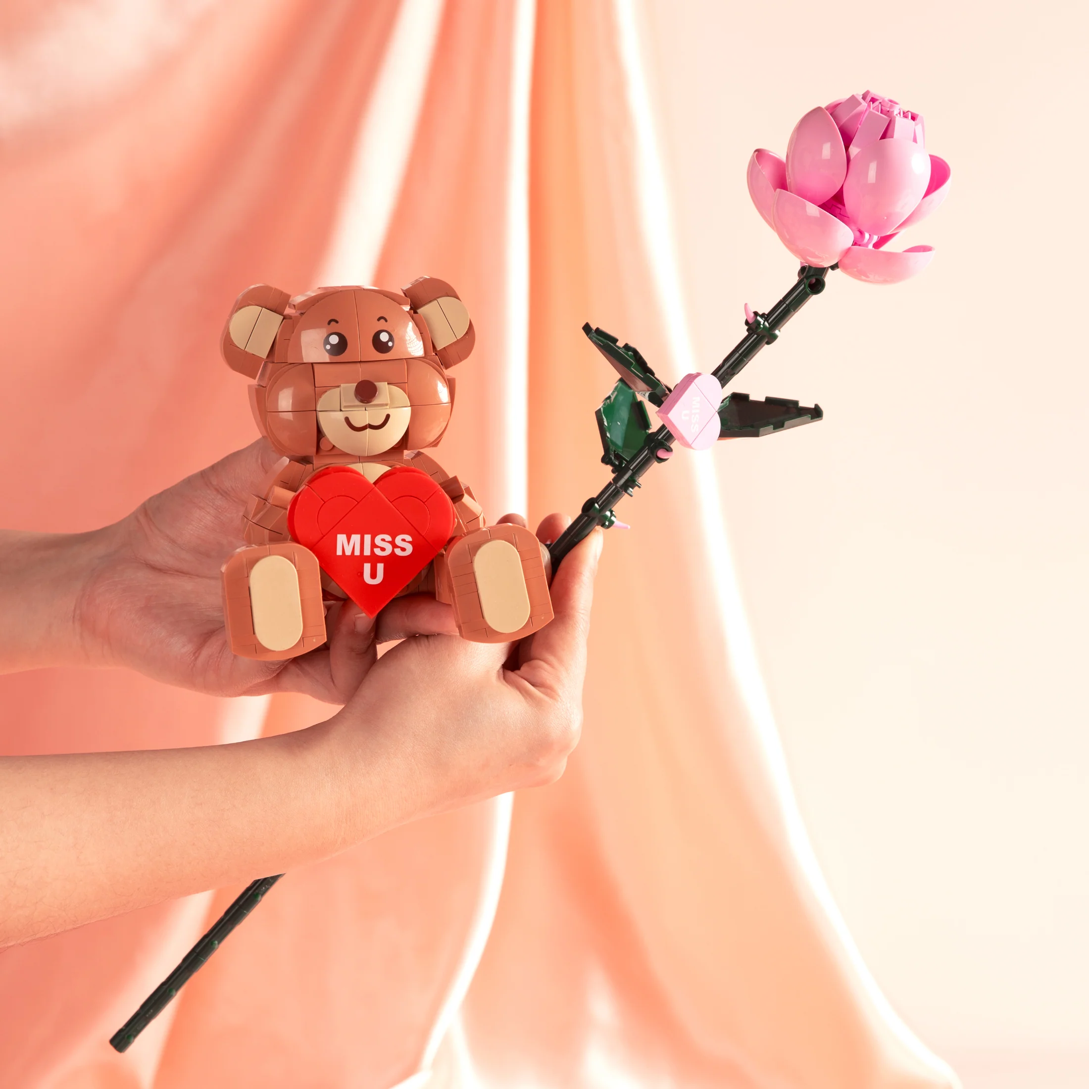Pink Long Stem Rose - Image 8