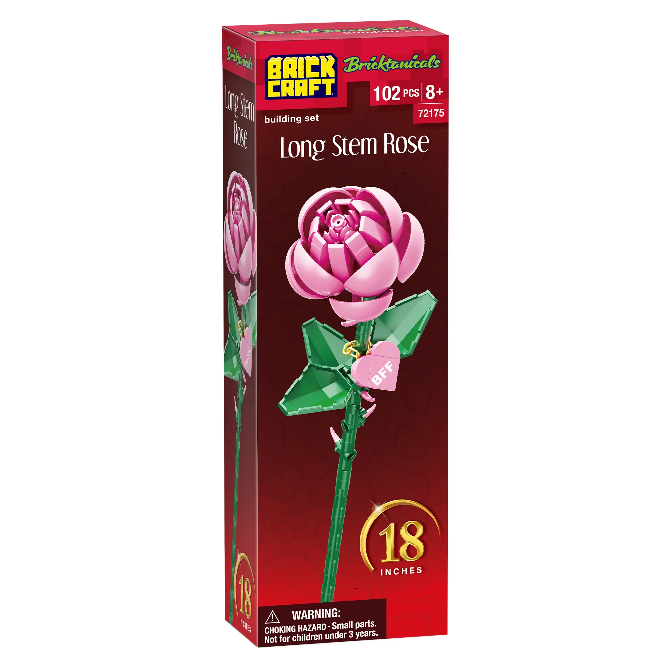 Pink Long Stem Rose - Image 9