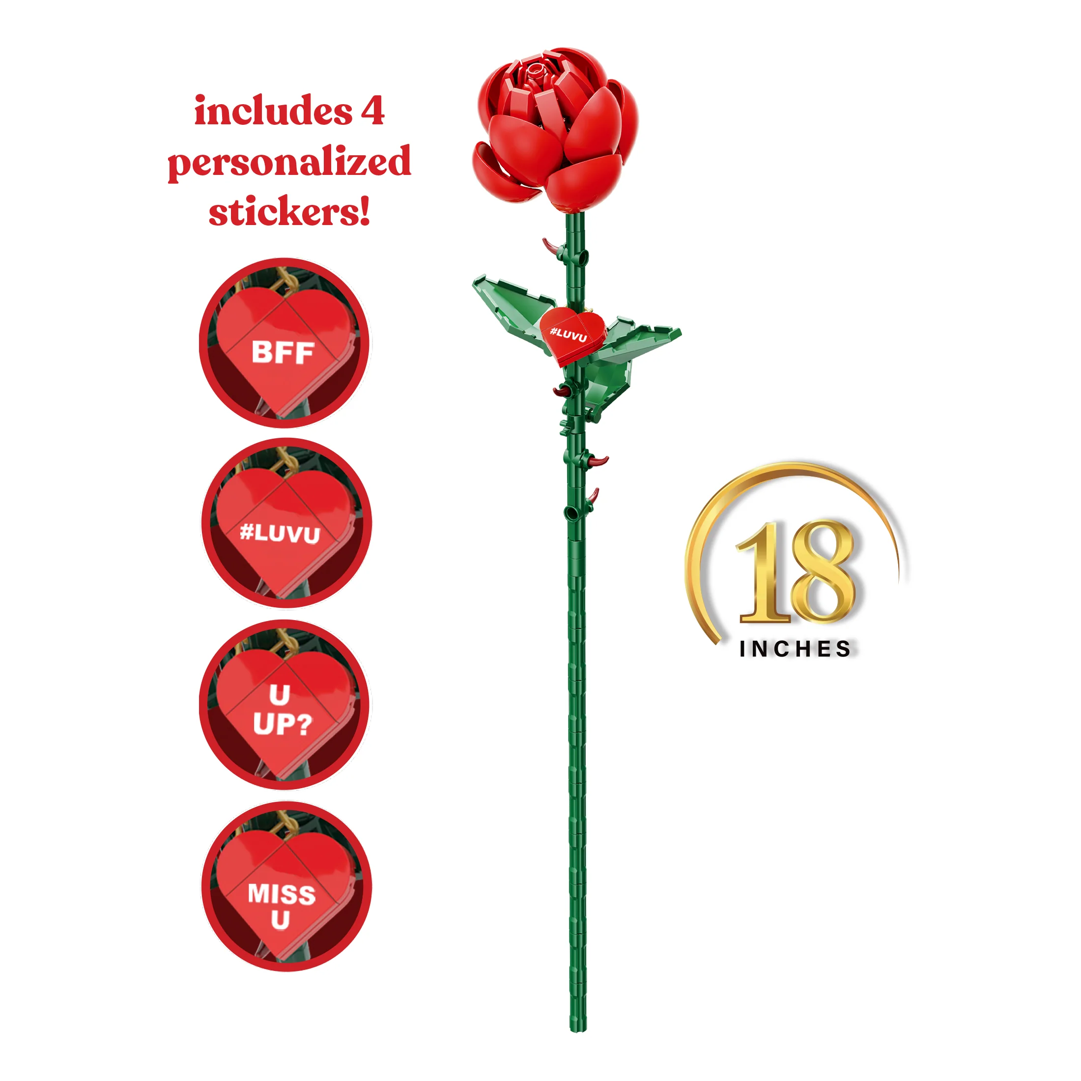 Red Long Stem Rose - Image 5