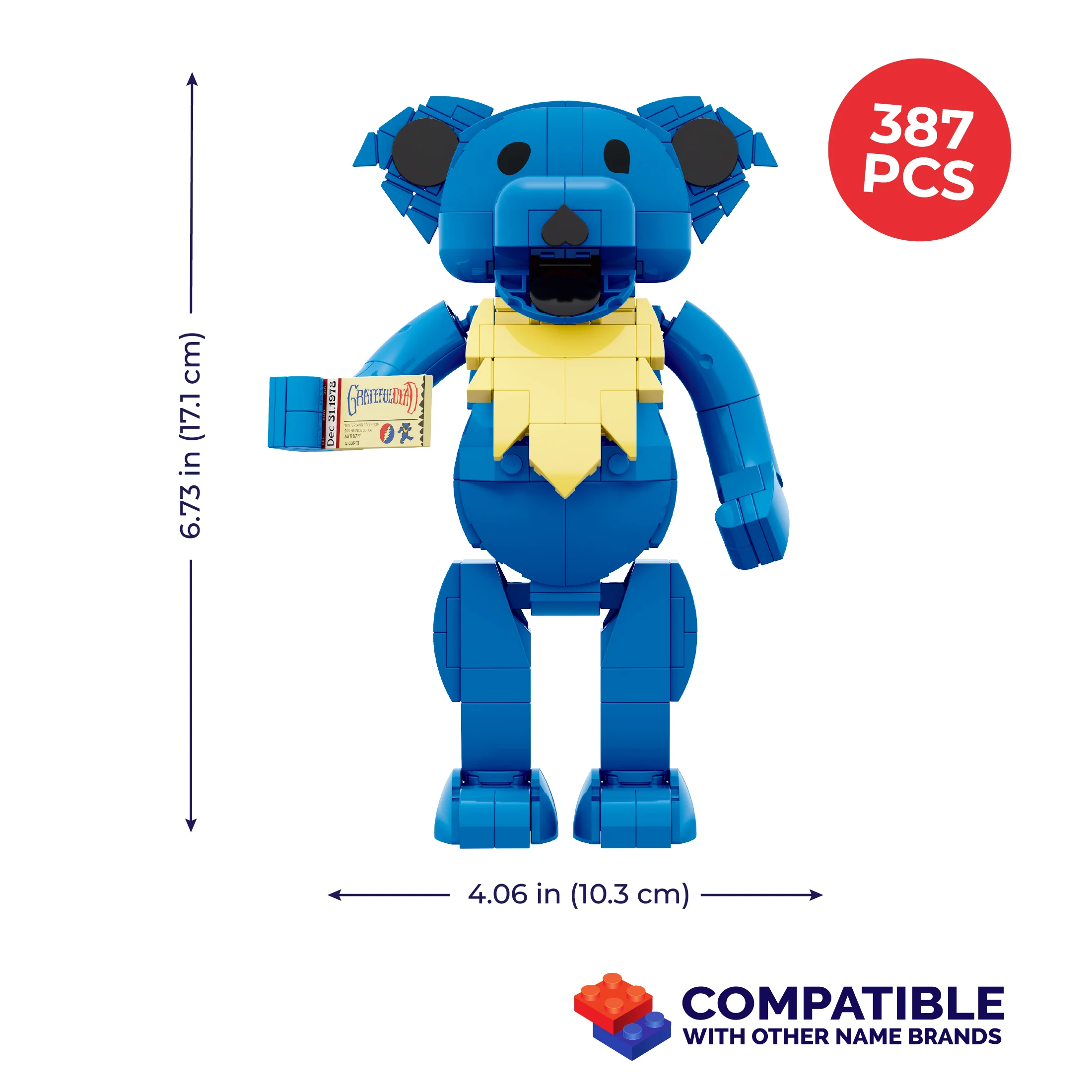 Stealie Blue Dancing Bear - Image 4