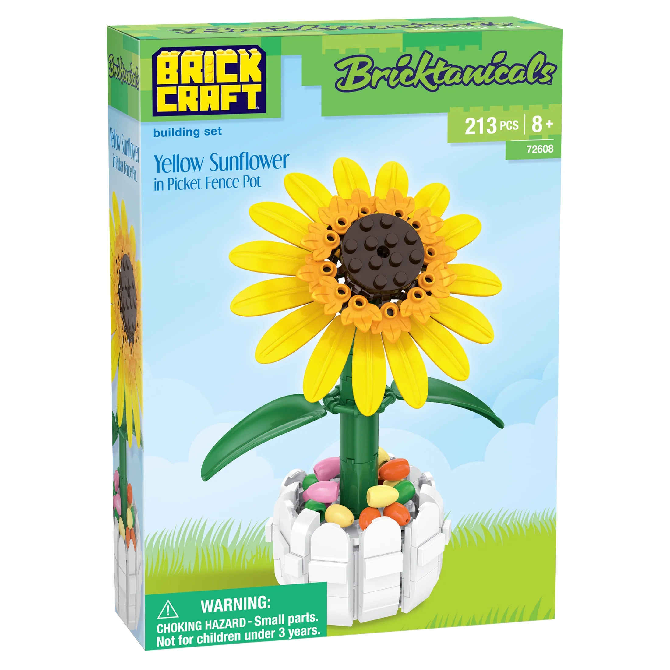 Yellow Sunflower in Picket Fence Pot - Image 7